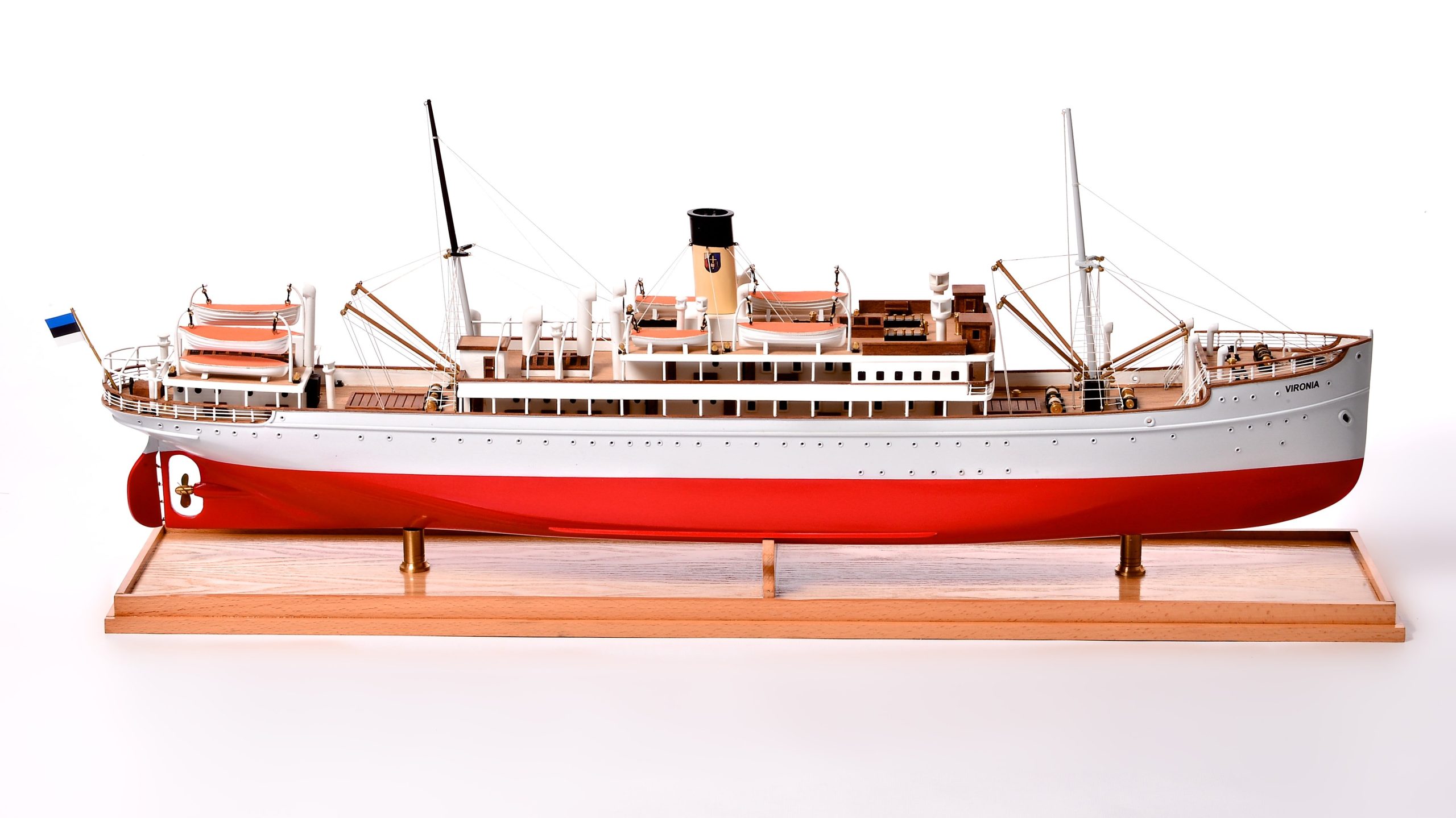 SS Vironia Passenger Display Ship Model - Premier Ship Models