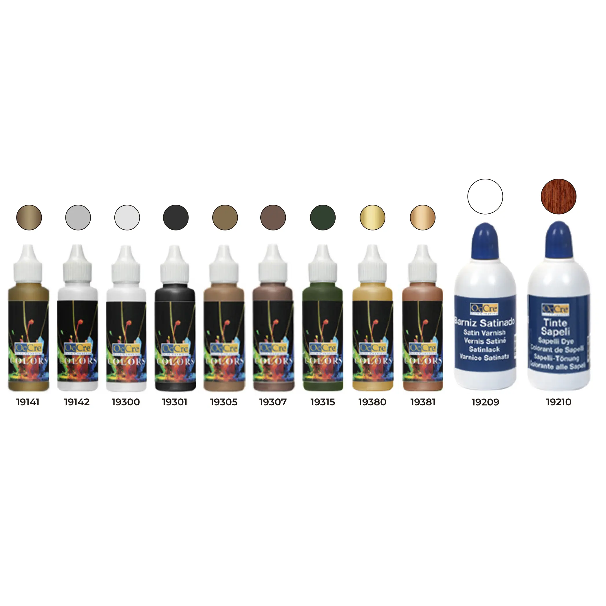 Aurora Brig Acrylic Model Boat Paints - Occre