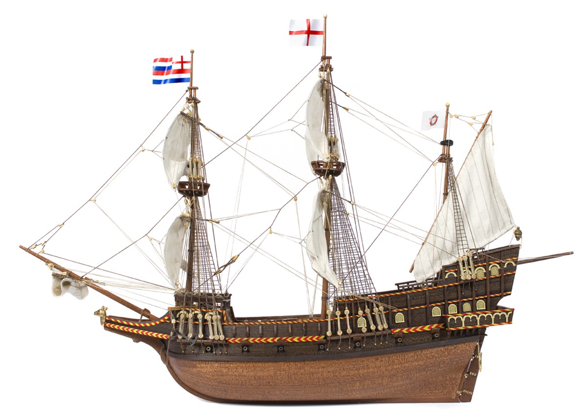 Golden Hind Wooden Model Boat Kit - Occre