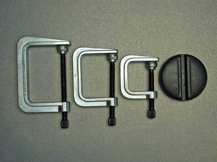 G Clamps (x3) 20, 30 & 35mm + Magnet - Shesto