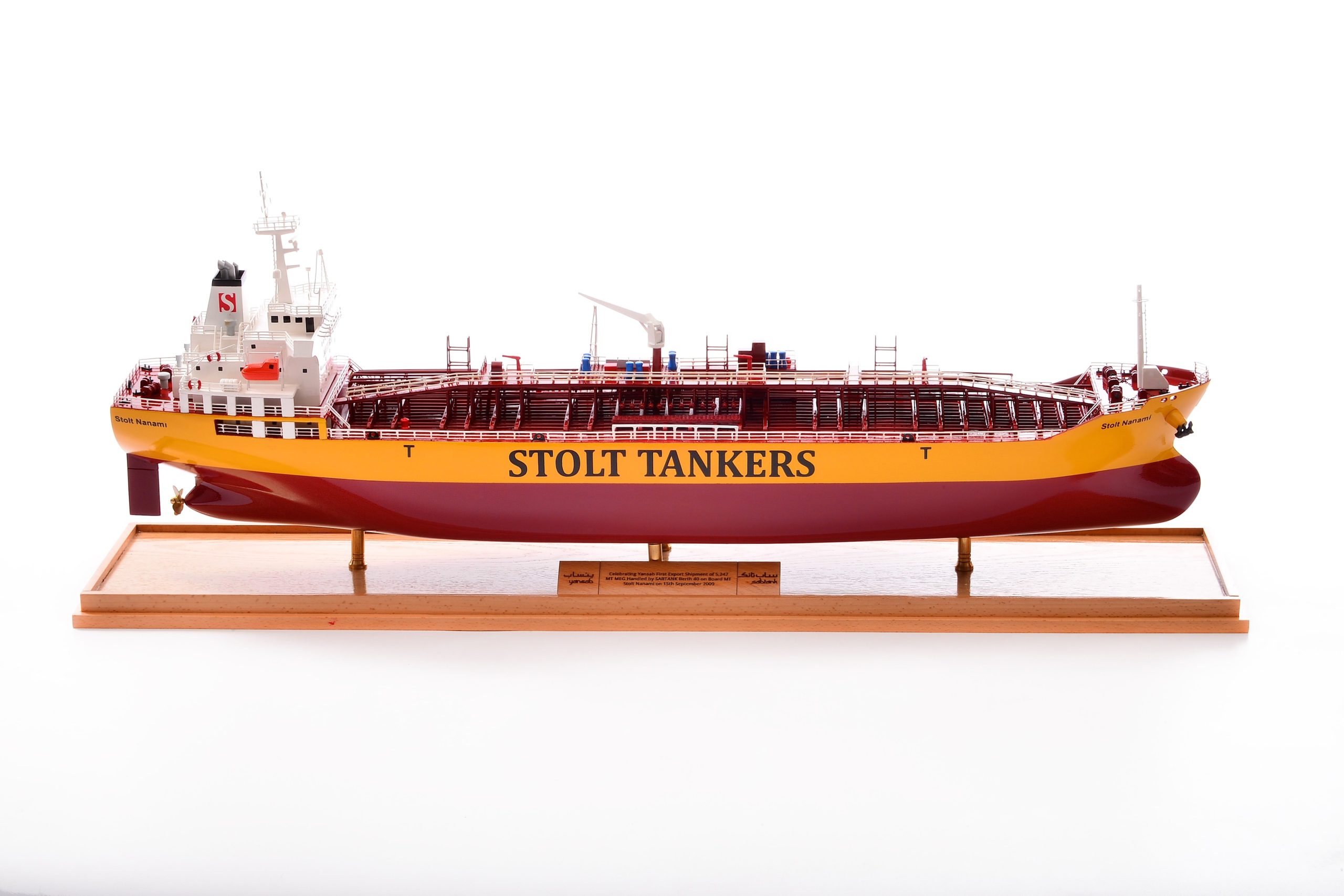 Stolt Nanami Chemical Tanker Display Ship Model - Premier Ship Models