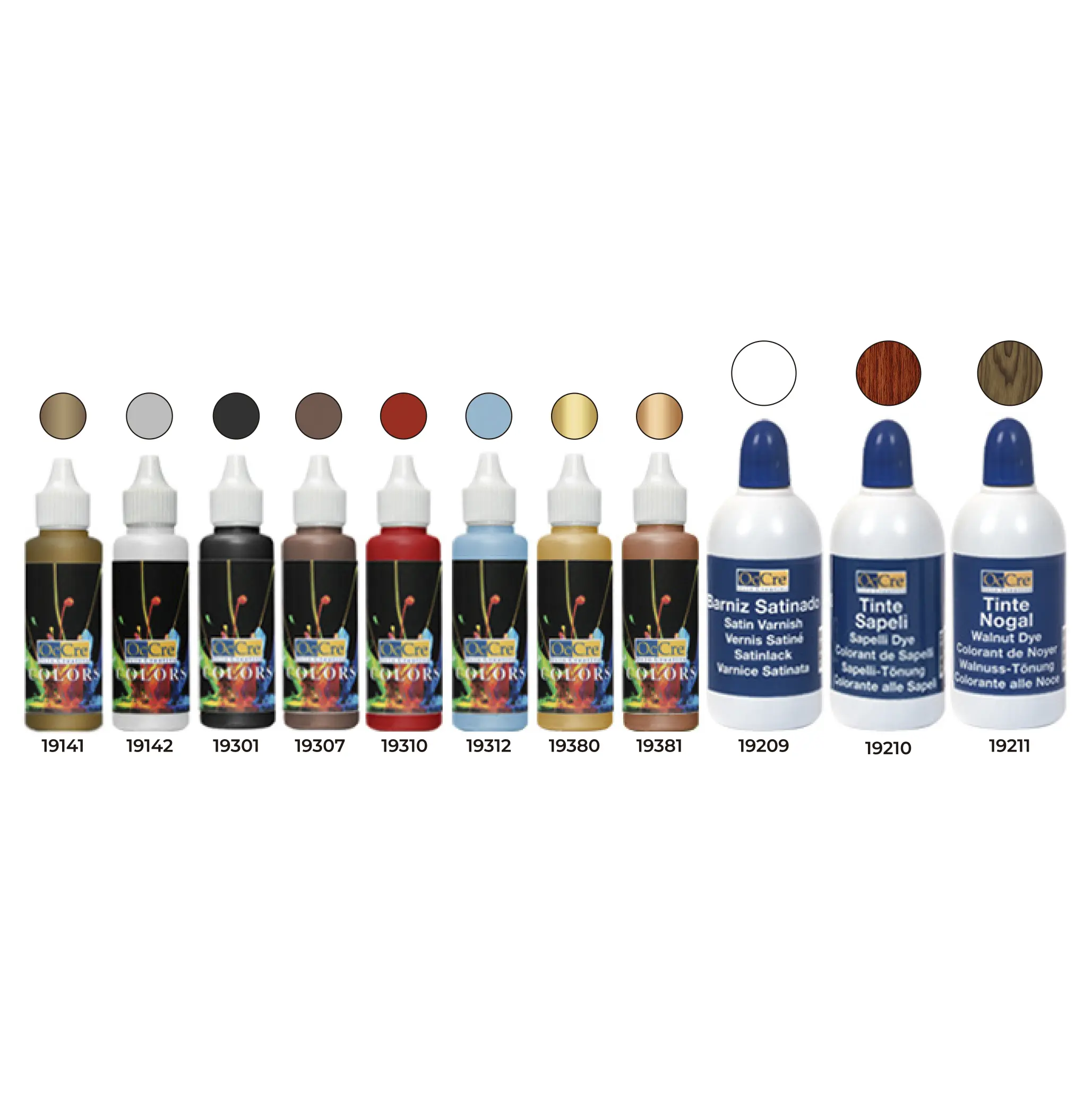 Santisima Trinidad Acrylic Model Boat Paints - Occre