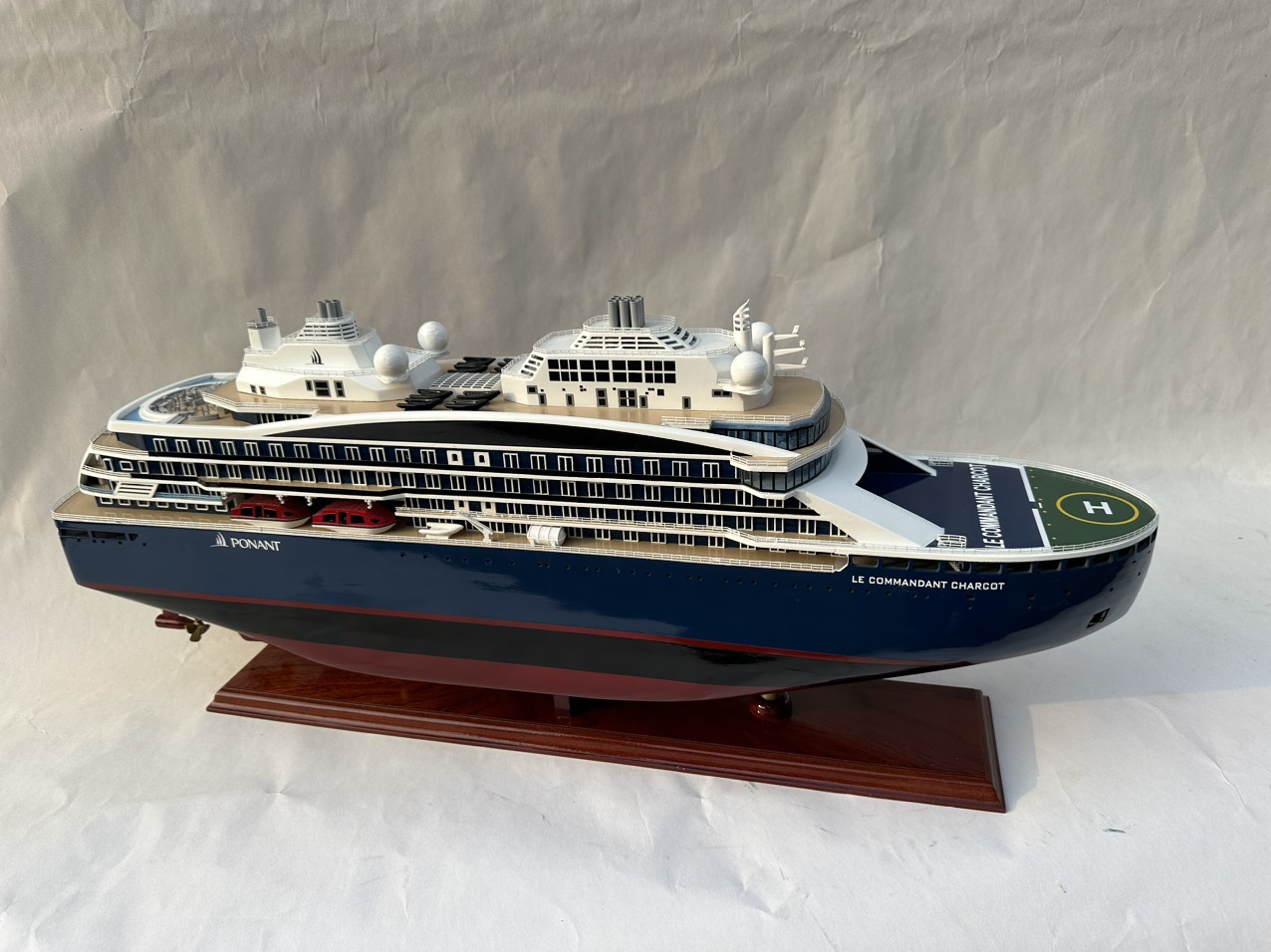 Ponant Le Commandant Charcot Cruise Ship Display Model - GN