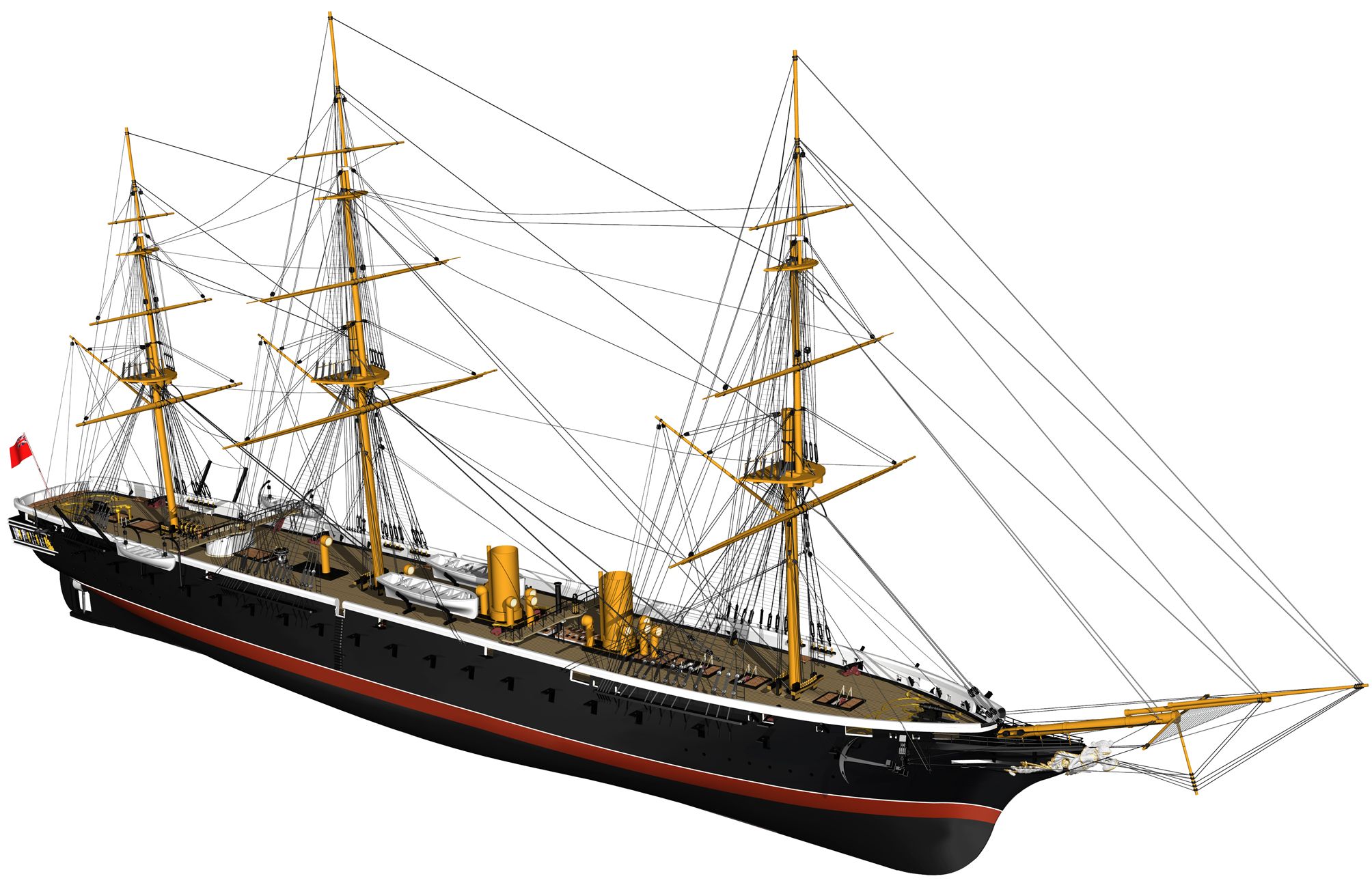 Maquette à monter - HMS Warrior - Billing Boats (B512)
