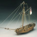 HMS Sharke Sloop Model Boat Kit - Sergal