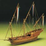 French Xebec Model Boat Kit - Sergal