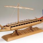 Bireme Greek Warship Model Boat Kit - Amati