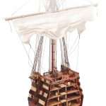 Santisima Trinidad Cross Section Model Boat Kit - Occre
