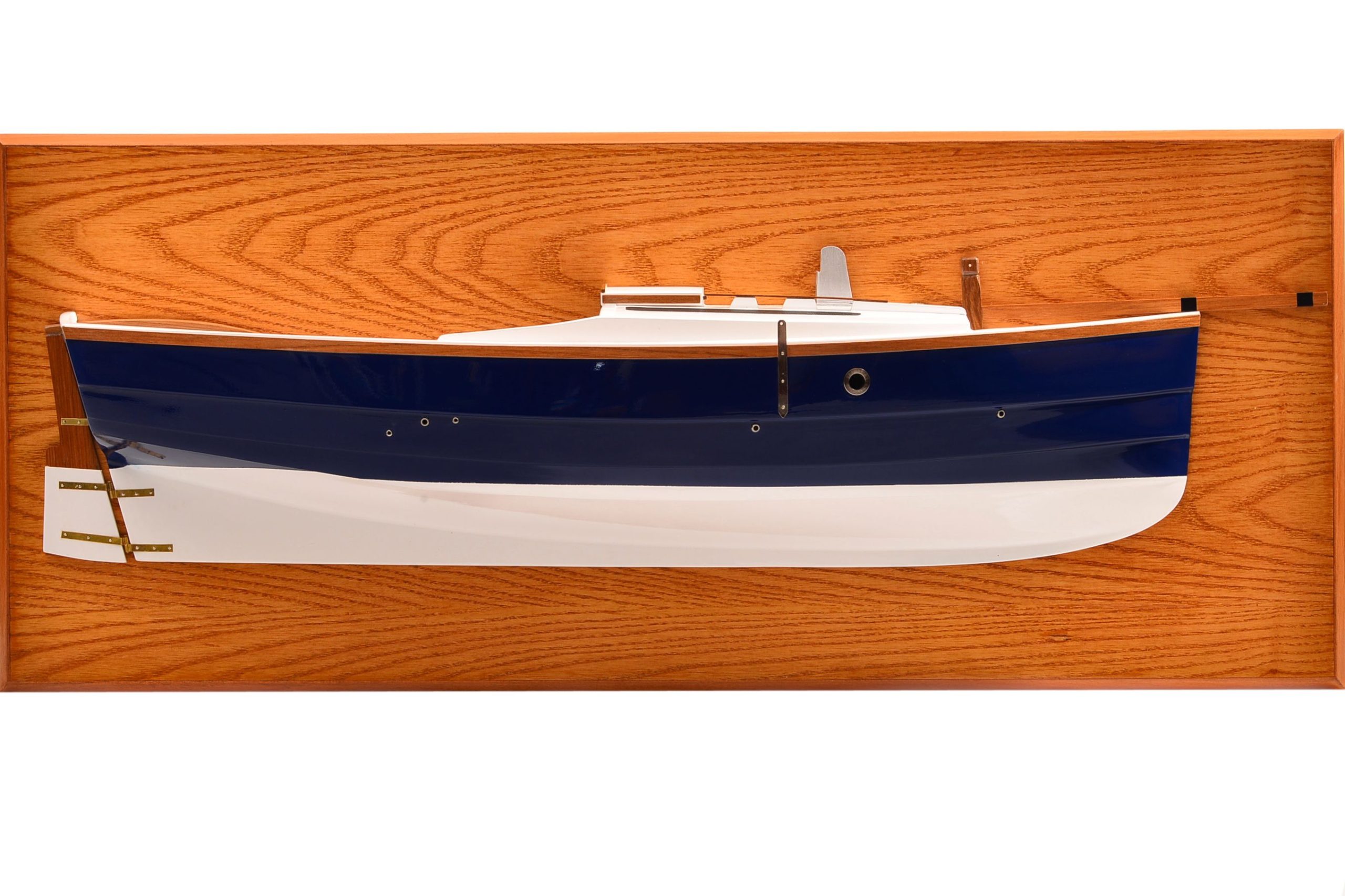 Demi-modèle de bateau à crevettes