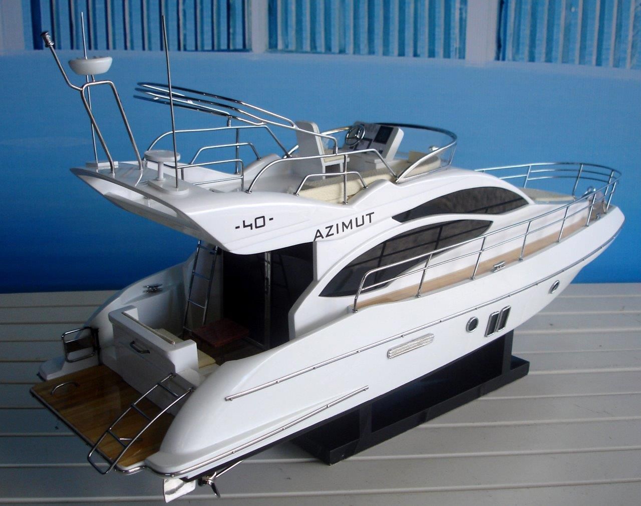 1960-11596-Azimut-40-wooden-model-ship