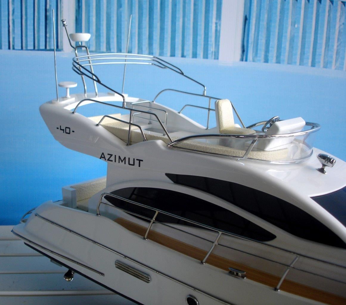 1960-11603-Azimut-40-wooden-model-ship