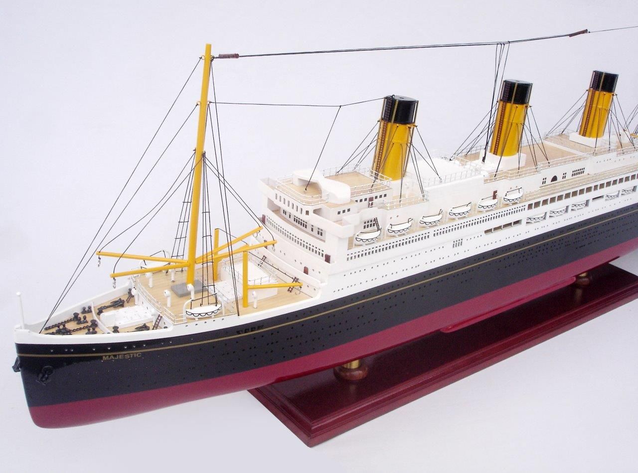 2059-12191-RMS-Majestic-wooden-model-ship