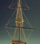 HMS Victory Cross Section Kit Model Boat Kit - Corel