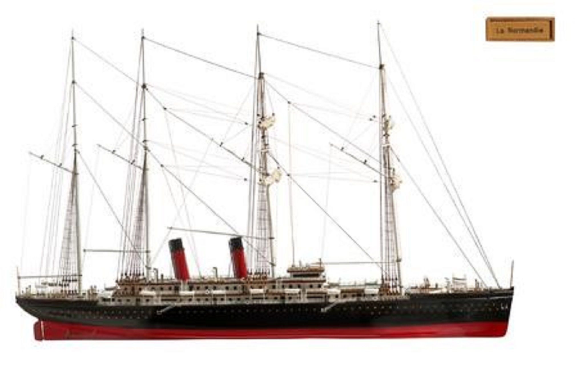 Maquette de Bateau - Le Normandie