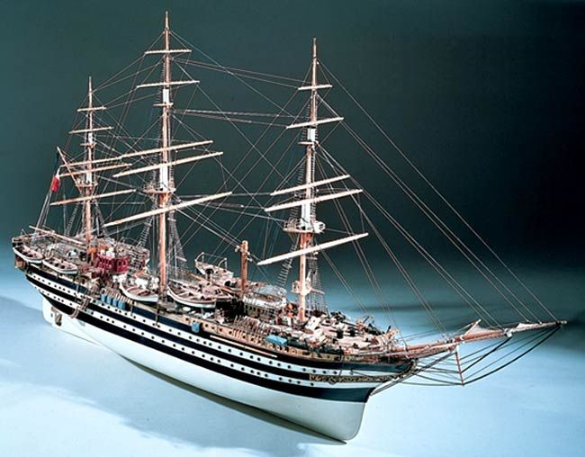438-8018-Amerigo-Vespucci-1-Ship-Model-Kit