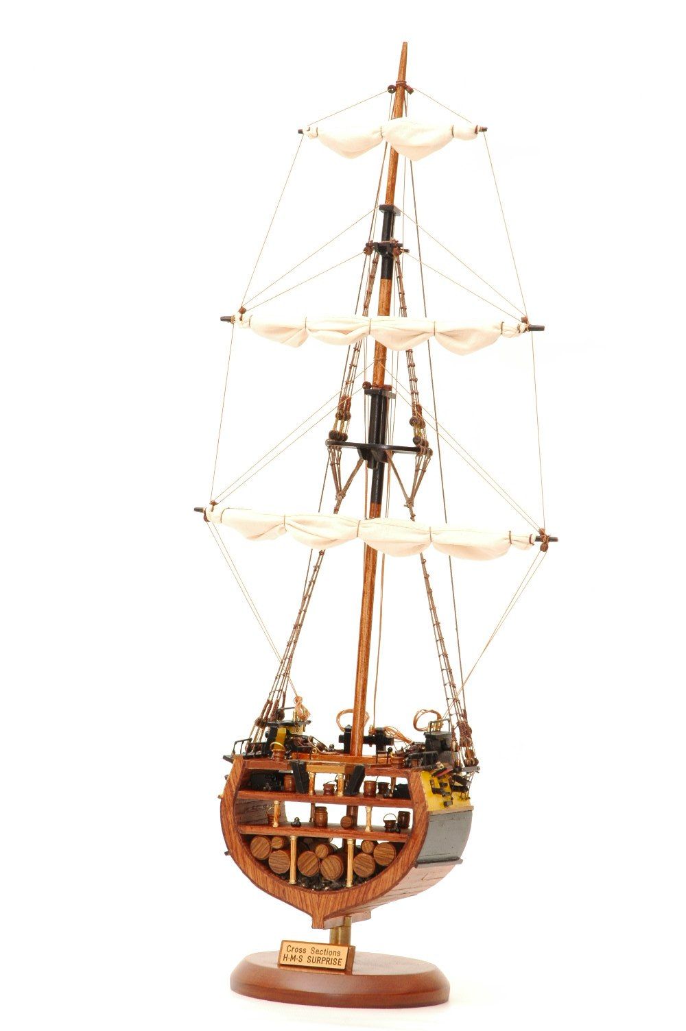 HMS Surprise Cross Section Display Ship Model (Superior Range) - Premier Ship Models