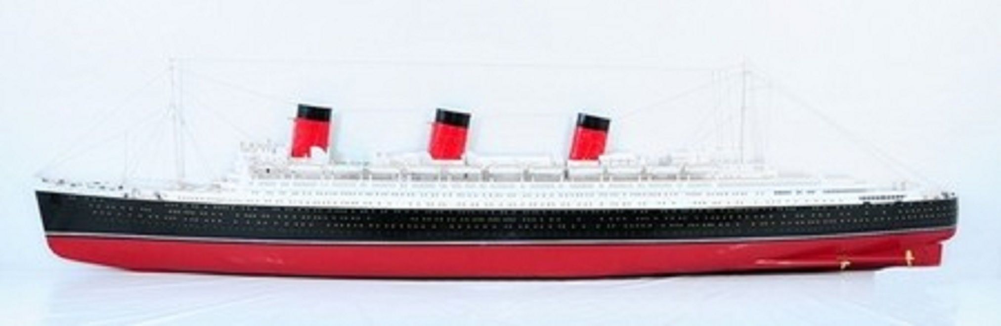 RMS Queen Mary Half Display Ship Model - Premier Ship Models