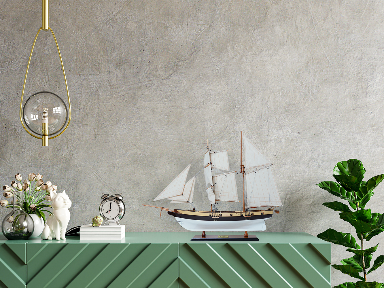 Lynx-Painted-Model-Ship-OMH9