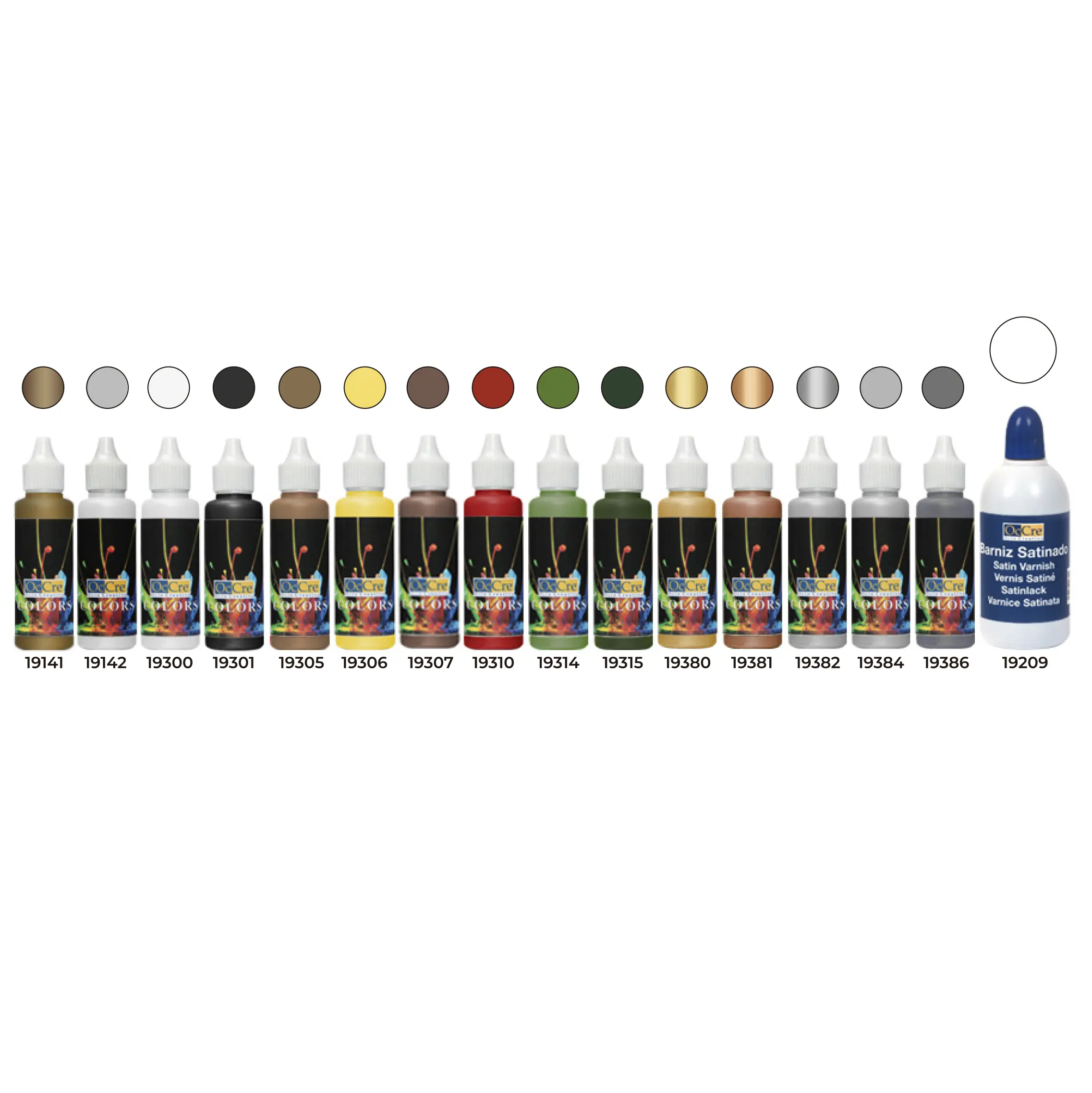 Mississippi Acrylic Model Boat Paints - Occre