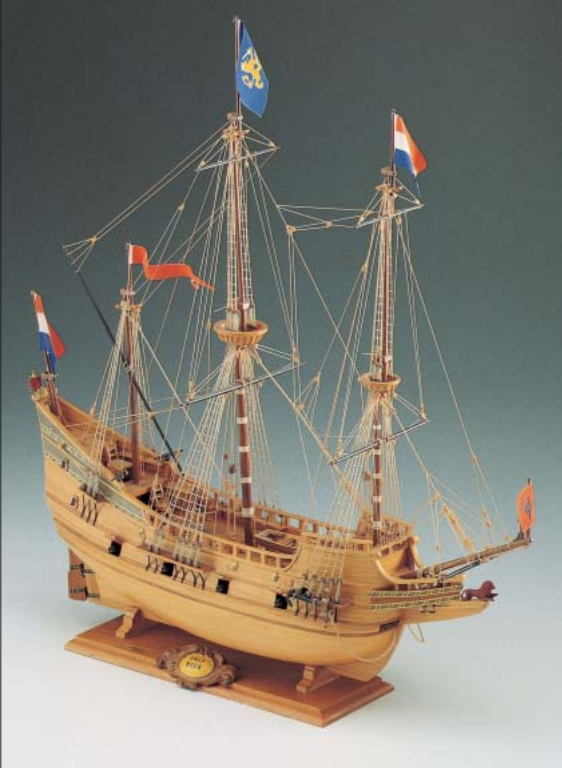 Half Moon Model Boat Kit - Corel