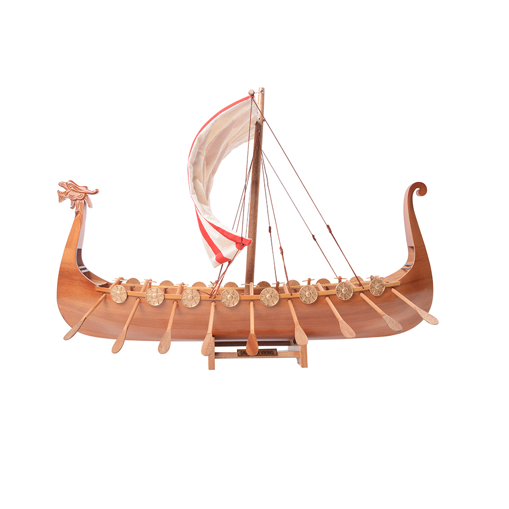 Drakkar Viking Display Ship Model - OMH