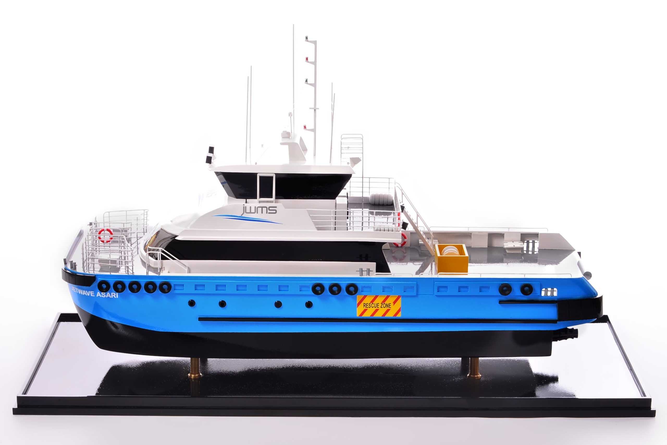 Jetwave Asari Utility Vessel Display Ship Model - Premier Ship Models
